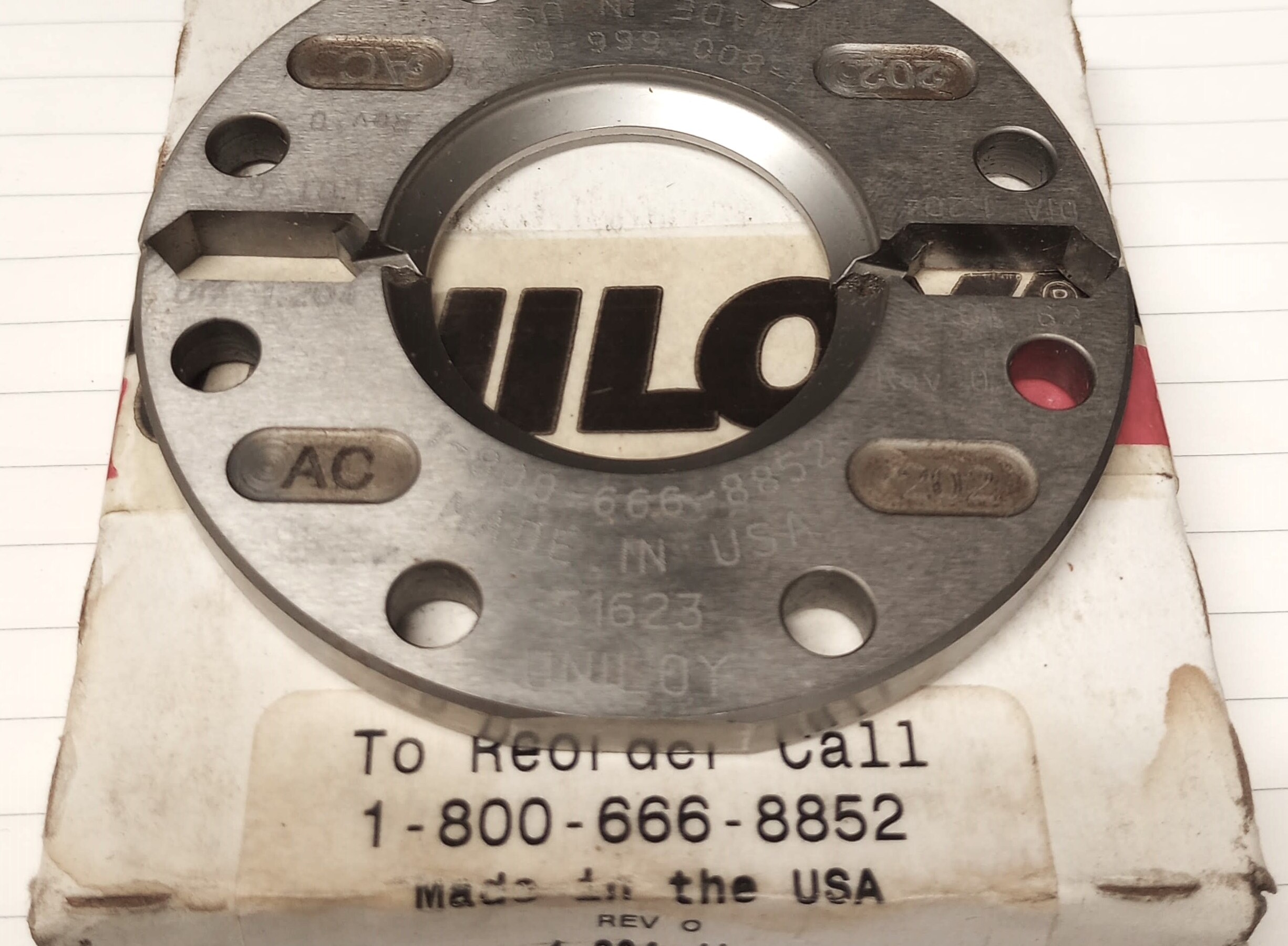 Uniloy 1.204 inch Striker Plates