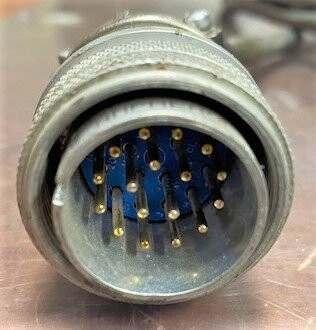 Unknown Brand E106583 (02-31199) 21' 7" 300V Power Cable with Amphenol 17 Pin Plugs - Image 2