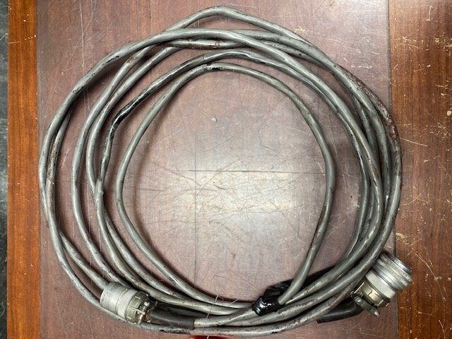 Unknown Brand E106583 (02-31199) 21' 7" 300V Power Cable with Amphenol 17 Pin Plugs