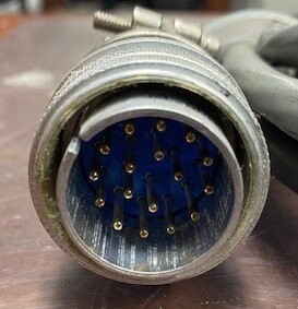 Unknown Brand E106583 (02-31199) 11' 5" 300V Power Cable with Amphenol 17 Pin Plugs - Image 2