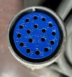 Unknown Brand E106583 (02-31199) 11' 5" 300V Power Cable with Amphenol 17 Pin Plugs - Image 3