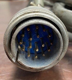 Unknown Brand E106583 22' 7" 300V Power Cable with Amphenol 17 Pin Male/Female Plugs - Image 3