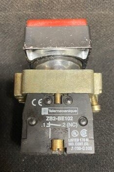 Unknown Brand Unknown Model Selector Switch with Telemecanique ZB2-BE101/ZB2BE102 Contact Blocks - Image 3