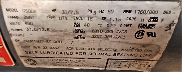 US Motors G500A AC Motor - Image 2