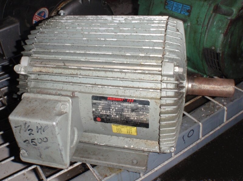 US Motors 125 UT TE Unimount 7.5 HP Motor
