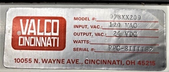 Valco Cincinnati 078XX209 Pattern Control Module Enclosure - Image 4