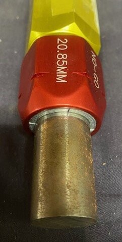 Vermont Gage 132108330 Class ZZ 20.75mmx20.85mm Go-NoGo Gauge - Image 3