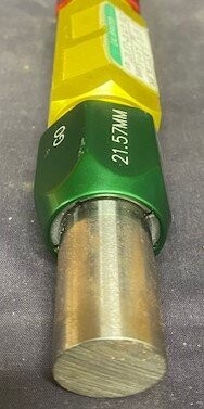 Vermont Gage 132109330 Class ZZ 21.57mmx21.67mm Go-NoGo Gauge - Image 2