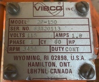 Vibco 2P-150 Electric Vibrator - Image 3