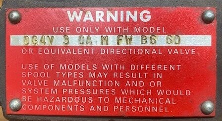 Vickers CG 06 BC DG0A Multi-Pressure Relief Valve - Image 3