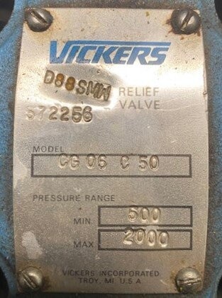 Vickers CG 06 C 50 Hydraulic Valve - Image 2
