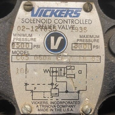 Vickers CG5 060A FM FW B5 100 Hydraulic Valve - Image 2