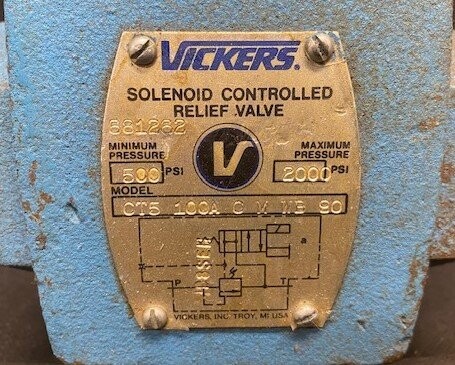 Vickers CT5 100A C M WB 90 Hydraulic Valve - Image 2