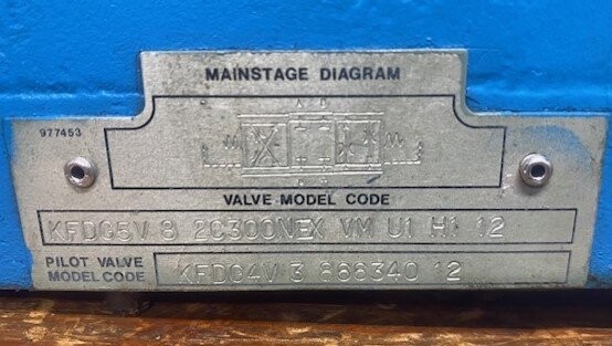 Vickers KFDG5V-2C300NEX-VM-U1-H1-12 Proportional Directional Valve - Image 2