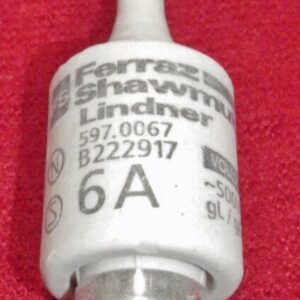 Ferraz Shawmut-Lindner B222917 6A Fuse Link