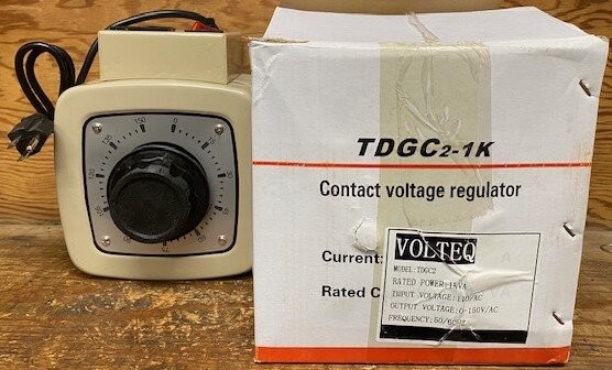 Volteq TDGC2 Contact Voltage Regulator - Rheostat