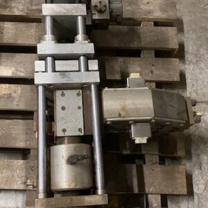 W. Mueller H2/60-180-PVC-1-K 2x180mm Dual Blow Mold Machine Head