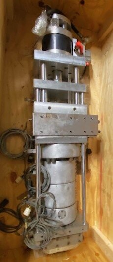 W. Mueller Single 160mm Extrusion Blow Mold Processing Head