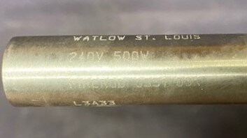 Watlow 0551 08K L3A33 N12V14 Firerod Cartridge Heater - Image 2