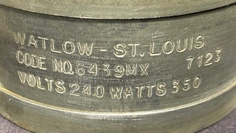 Watlow 6439MX7123 Heater Band - Image 2