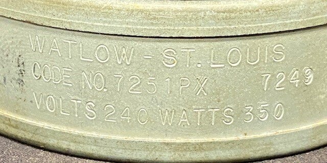 Watlow 7251PX 7249 Band Heater - Image 2