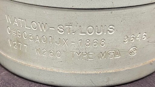 Watlow B03A01JX-1868 Band Heater - Image 2