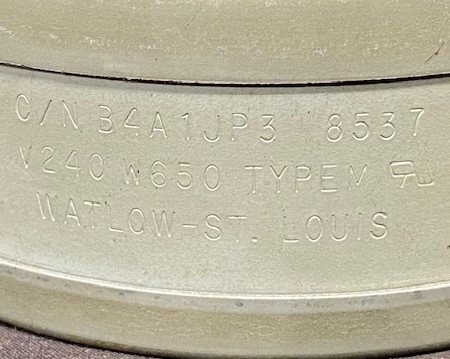 Watlow B4A1JP3 Band Heater - Image 2