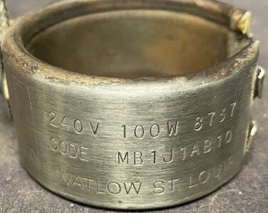 Watlow MB1J1AB10 Band Heater - Image 2