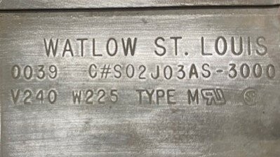 Watlow S02J03AS-3000 Heater Plate - Image 2