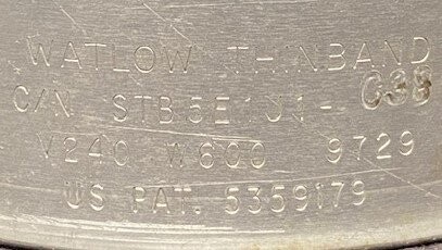 Watlow STB5E1J1-C38 Band Heater - Image 2