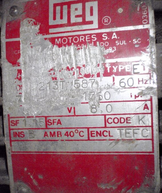 WEG 213T-587 Motor - Image 2