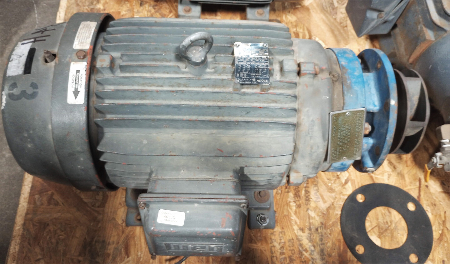 WEG 02536E3E256JM 25 HP Pump Motor