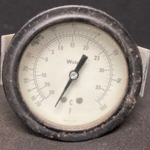 Weiss Instruments Unknown Model -20ÃƒÆ’Ã†â€™ÃƒÂ¢Ã¢â€šÂ¬Ã…Â¡ÃƒÆ’Ã¢â‚¬Å¡Ãƒâ€šÃ‚Â° to 100ÃƒÆ’Ã†â€™ÃƒÂ¢Ã¢â€šÂ¬Ã…Â¡ÃƒÆ’Ã¢â‚¬Å¡Ãƒâ€šÃ‚Â° F Temperature Gauge