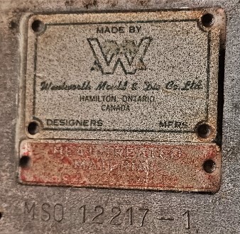 Wentworth Mould MSO-12217-1 20oz Hour Glass Blow Mold - Image 2