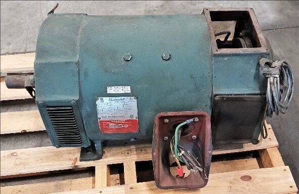WER Industrial 3270B352C06 Electrostat 50 HP DC Motor