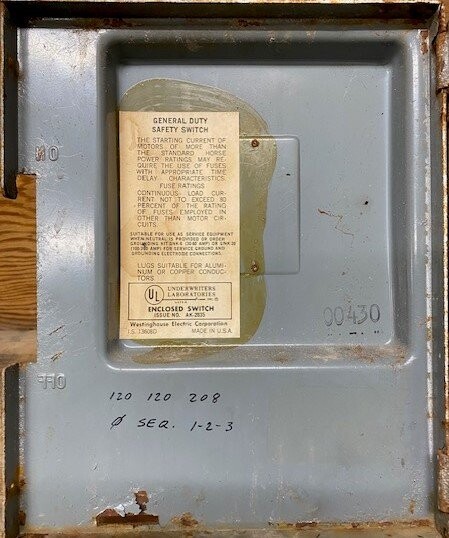 Westinghouse GF-422N Fusible Enclosed Safety Switch - Image 4