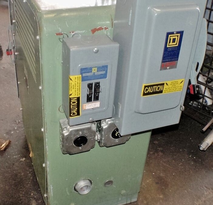 Westinghouse 234A201G04 3-Phase Transformer