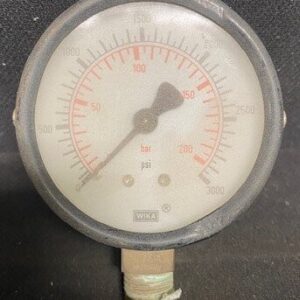 Wika Unknown Model 0-3000 PSI Pressure Gauge