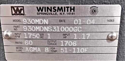 Winsmith 930MDN Speed Reducer - Image 2