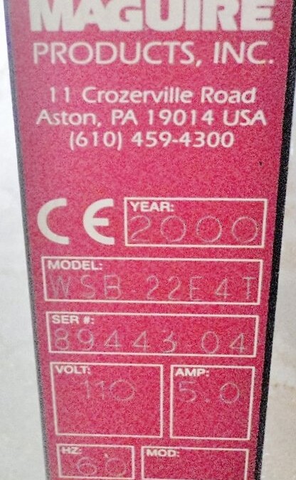 Maguire WSB22F4T Weigh Scale Blender Frame - Image 2