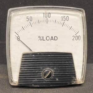 Yokogawa 254300FAFA8 DC AMP 0-Left RTG-1MA 0-200% Load Panel Gauge